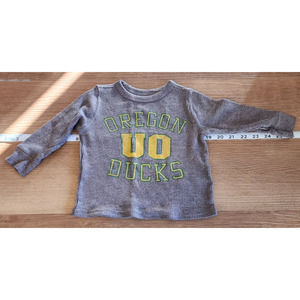 Oregon Ducks Youth Waffle Long Sleeve Shirt Size 12/18 Months